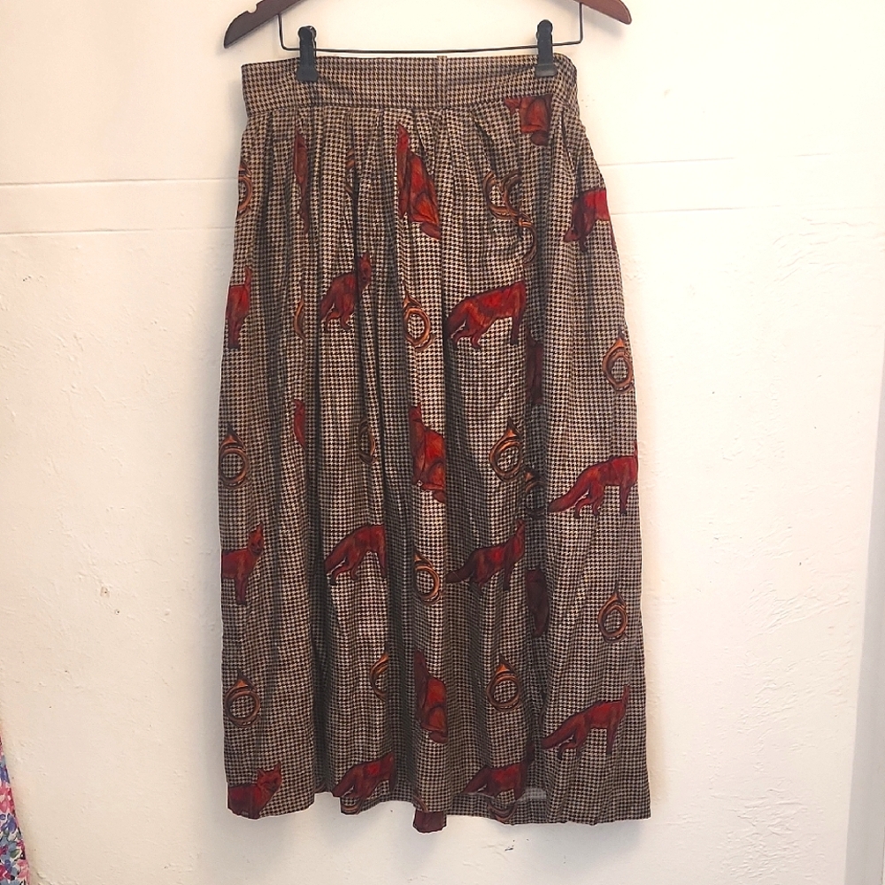 LAST CHANCE! Vintage Herman Geist Fox Skirt
